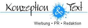 Konzeption & Text Werbung PR Redaktion